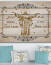 Lord Bless this house. Lord Bless America - Textual Entrance Art on Wood Wall Art