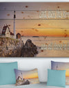 Lord Bless this house and all those in it. Sunset - Textual Entrance Art on Wood Wall Art